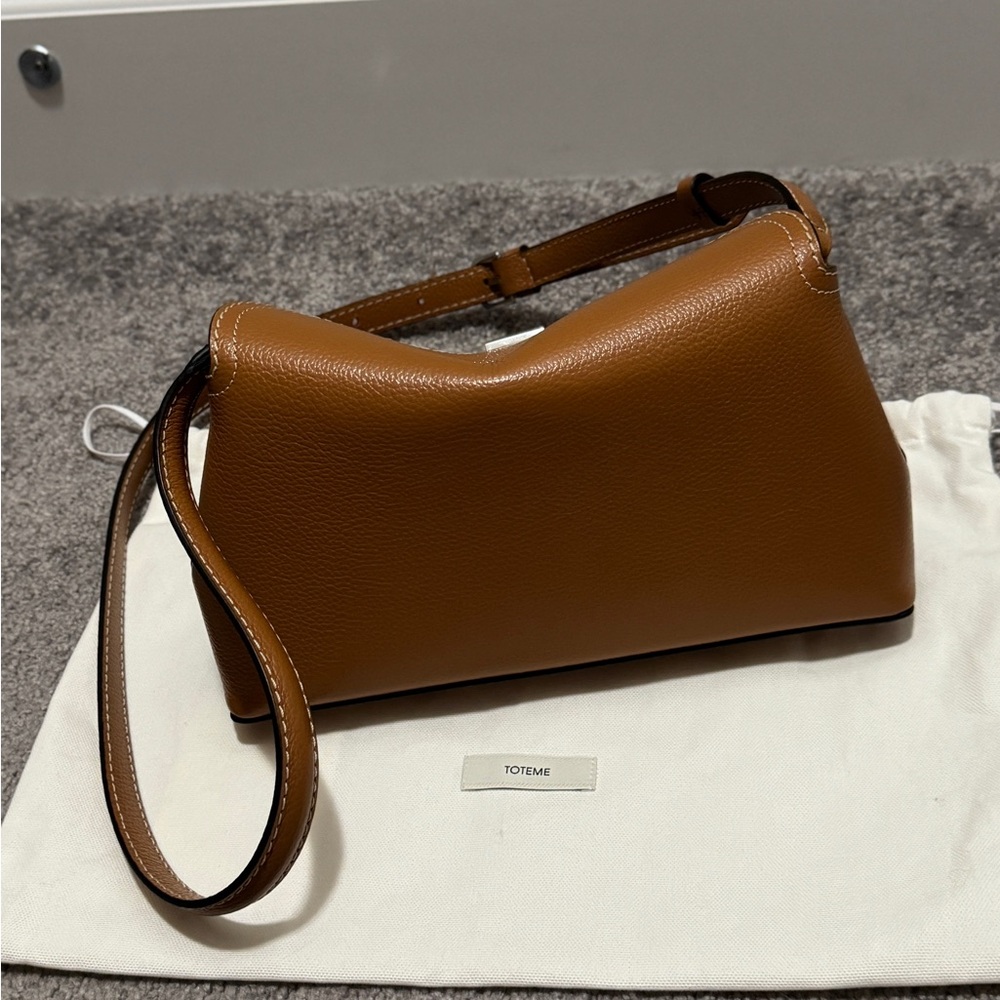 Toteme Brown Leather Crossbody Bag - Picture 9 of 15